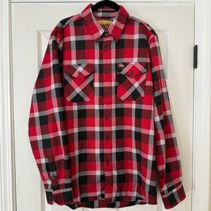 DIXXON Clay Smith Cams Red and Black Checkered Flannel